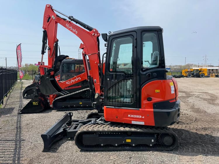 Kubota KX033-4R3A Compact Excavator from YES Equipment