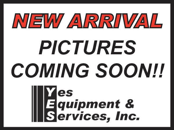 Pictures coming soon from YES Equipment