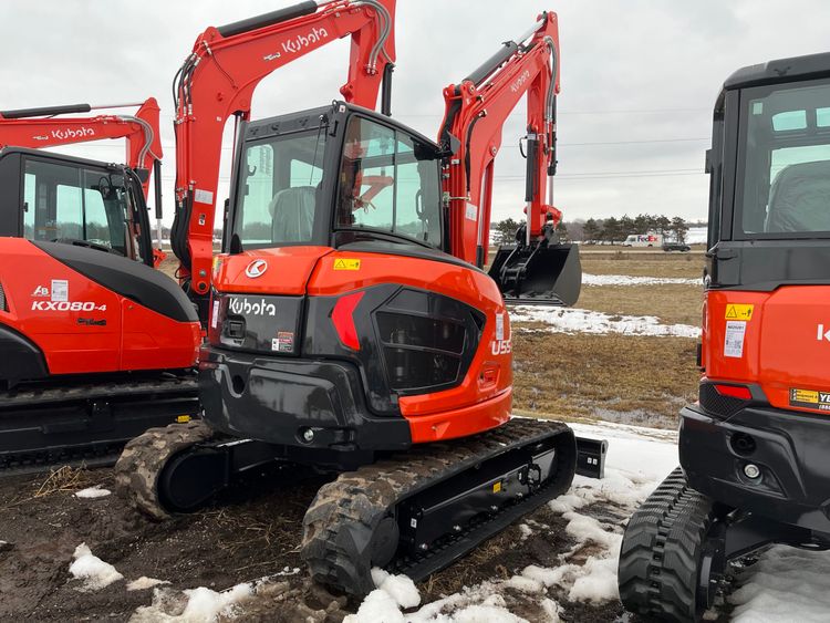 2024 Kubota U55-5R3AP Compact Excavator – N027726YK – Low Hour Rental Machine