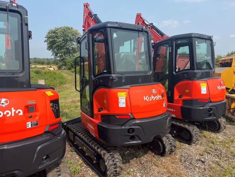Kubota KX033-4R3A Compact Excavator – N029806YK